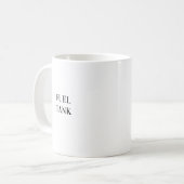 Mok brandstoftank Funny Energy Coffee (Voorkant links)