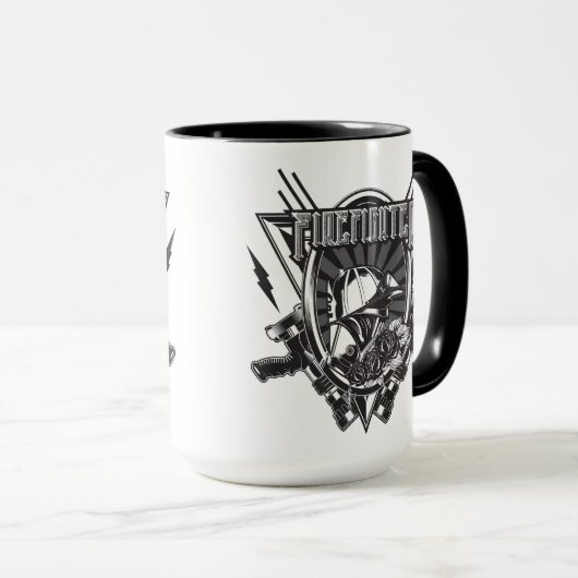 Mok brandweerman (Voorkant rechts)