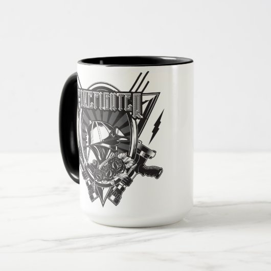 Mok brandweerman (Voorkant links)