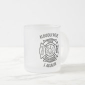 Mok brandweerman Maltese gepersonaliseerde voorkan (Voorkant rechts)