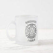 Mok brandweerman Maltese gepersonaliseerde voorkan (Links)