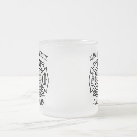 Mok brandweerman Maltese gepersonaliseerde voorkan (Center)