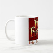 Mok brandweerman op dienst - Gepersonaliseerd (Links)