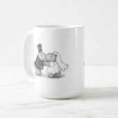 Mok Bride en Groom Hippo (Voorkant links)