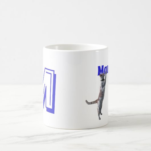 Mok - Brief M met Kat en Naam (Center)