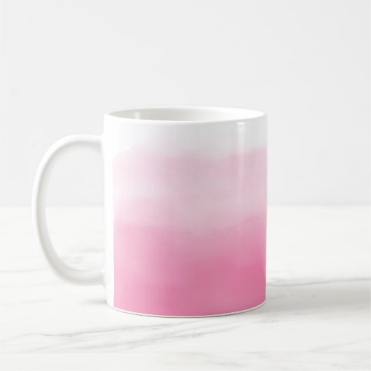 Mok Bright roze Waterverf Ombre (Links)