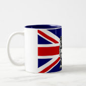 Mok Britse bulldog Union Jack vlag (Links)