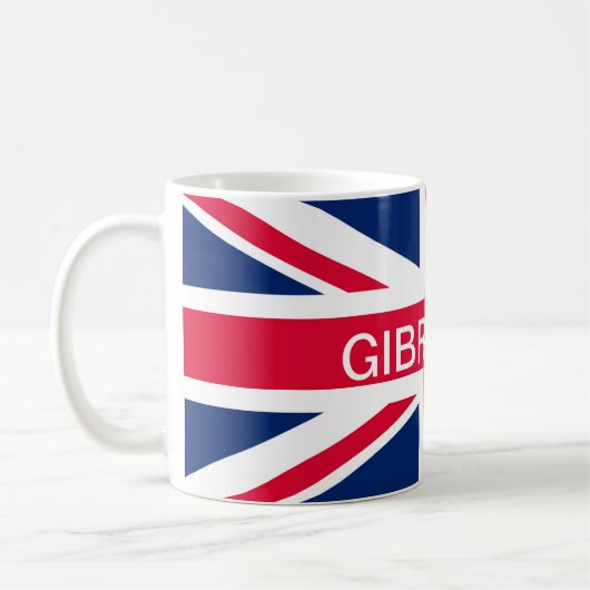 Mok Britse vlag Gibraltar (Links)
