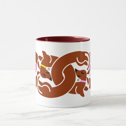 Mok bruine verdraaide doxies (Midden)