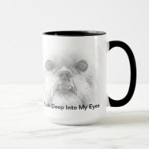 Mok Brussel Griffon Dog Eyes