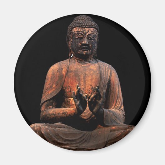 Mok Buddha Coffee Magneet (Voorkant)
