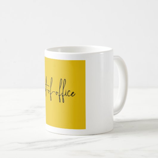 Mok buiten de Kantoor (Voorkant rechts)