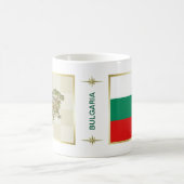 Mok Bulgarije vlag + kaart (Center)