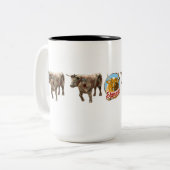 mok "Bull's Eye" 15 oz (Voorkant links)