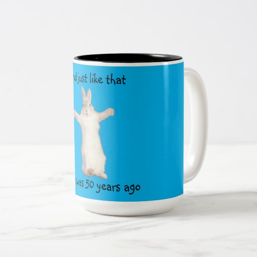 mok Bunny Rabbit Humor uit 1970 (Voorkant rechts)