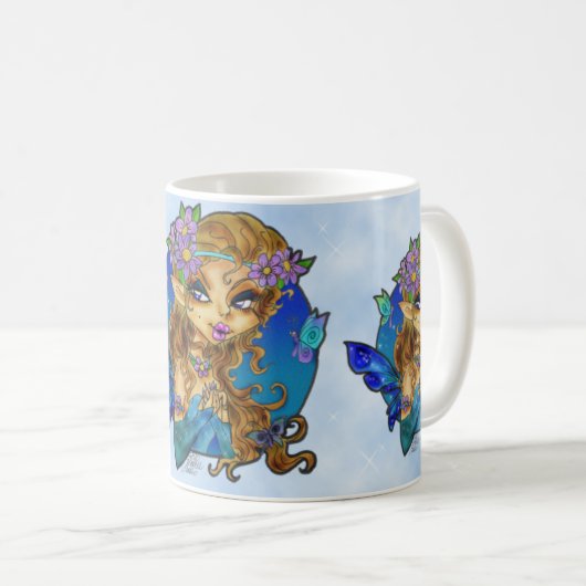 mok "Butterfly Beauty" (Voorkant rechts)