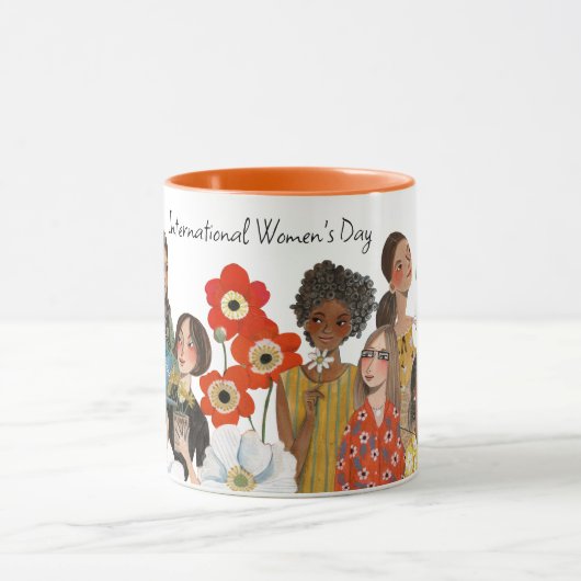 Mok cadeau internationale vrouwendag (Midden)