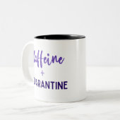 Mok Caffeine en Quarantine (Voorkant links)