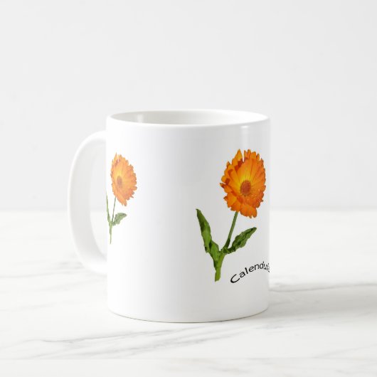 Mok - Calendula Flowers (Voorkant links)