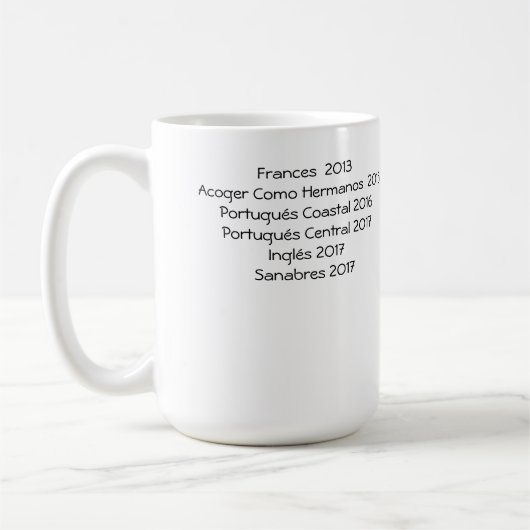 Mok Camino Pilgrim Coffee met lijst van Caminos (Links)