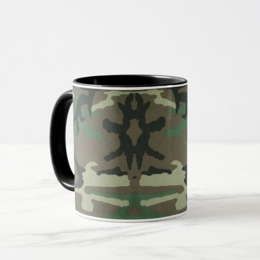 Mok Camoflage Coffee (Voorkant links)