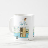 Mok Camping Trailer Retro (Voorkant links)