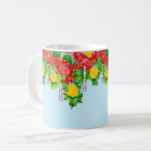 Mok: Candy Cane Love Koffiemok (Voorkant links)