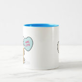 Mok Cardigan Corgi-Red Coffee van de valentijnse v (Center)