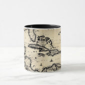 mok Caribische kaart 1680 (Midden)