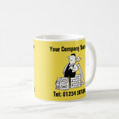 Mok Cartoon bouwdiensten (Voorkant rechts)