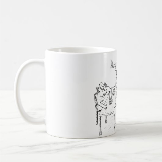 Mok cartoon - brugtrollen (Links)