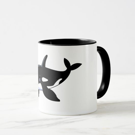 mok cartoon walvis (Voorkant rechts)