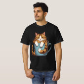 Mok & Cat T-shirt: Schattig & onweerstaanbaar desi T-shirt (Voorkant volledig)