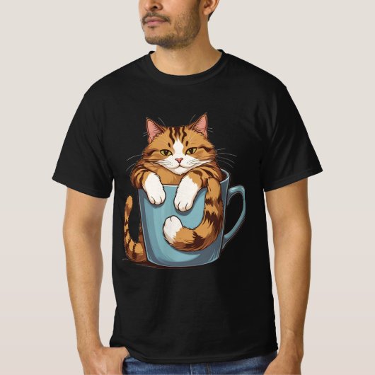 Mok & Cat T-shirt: Schattig & onweerstaanbaar desi T-shirt (Voorkant)