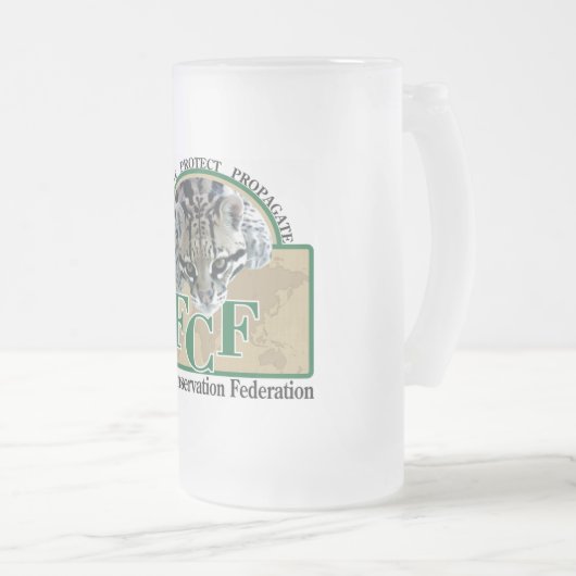 Mok-centrum logo matglas bierpul (Voorkant rechts)