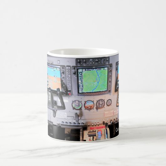 Mok Cessna Caravan-instrumentenpaneel vliegtuig (Center)