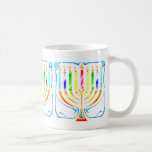 Mok: Chanoeka Menorah - Chanoeka Menorah Koffiemok<br><div class="desc">Chanoeka Menorah - Chanoeka Menorah Kaart met alle kaarsen die fel branden voor deze speciale tijd van het jaar,  het Joodse lichtfestival.</div>