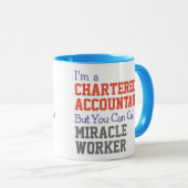 Mok charteraccountant mirakelwerker (Voorkant rechts)