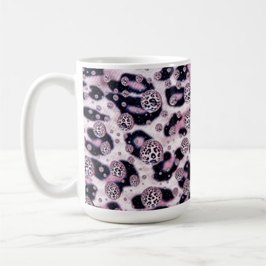 Mok/Cheetah Print Koffiemok (Links)