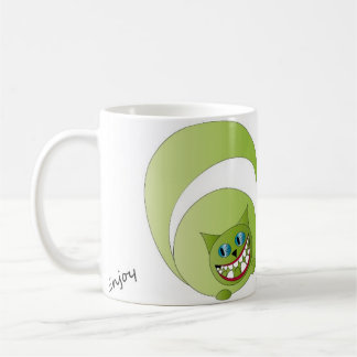 Mok Cheshire kat, geniet van