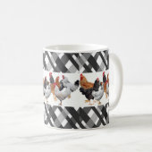 Mok Chicken Black White Plays (Voorkant rechts)