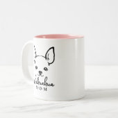 Mok Chihuahua Mam Coffee met Chihuahua Face (Voorkant links)