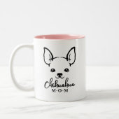 Mok Chihuahua Mam Coffee met Chihuahua Face (Links)