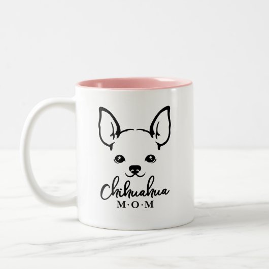 Mok Chihuahua Mam Coffee met Chihuahua Face (Links)