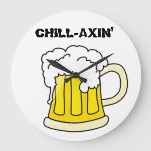 MOK "CHILL-AXIN" BEER GROTE KLOK