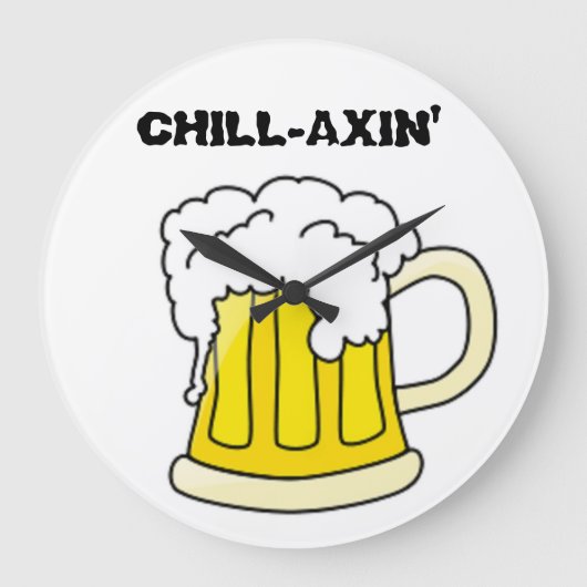 MOK "CHILL-AXIN" BEER GROTE KLOK (Voorkant)
