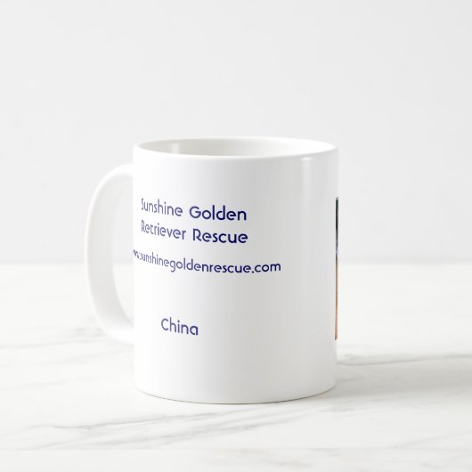 Mok Chinese koffie - Sunshine goldens (Voorkant links)