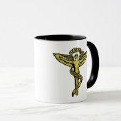 Mok chiropractische medische symbolen (Voorkant rechts)