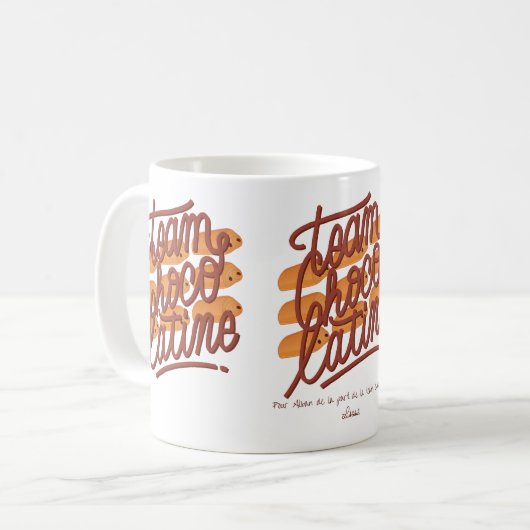 Mok chocolade-koffie (Voorkant links)