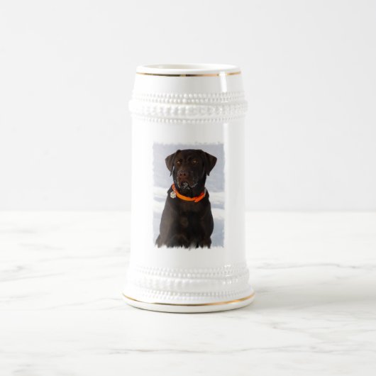 Mok Chocolade Labrador Beer (Center)